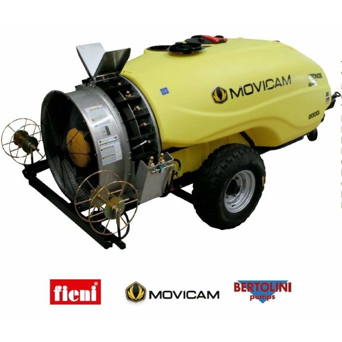 Movicam MOVPBO1840K Aspersora fumigadora de turbina 2000L