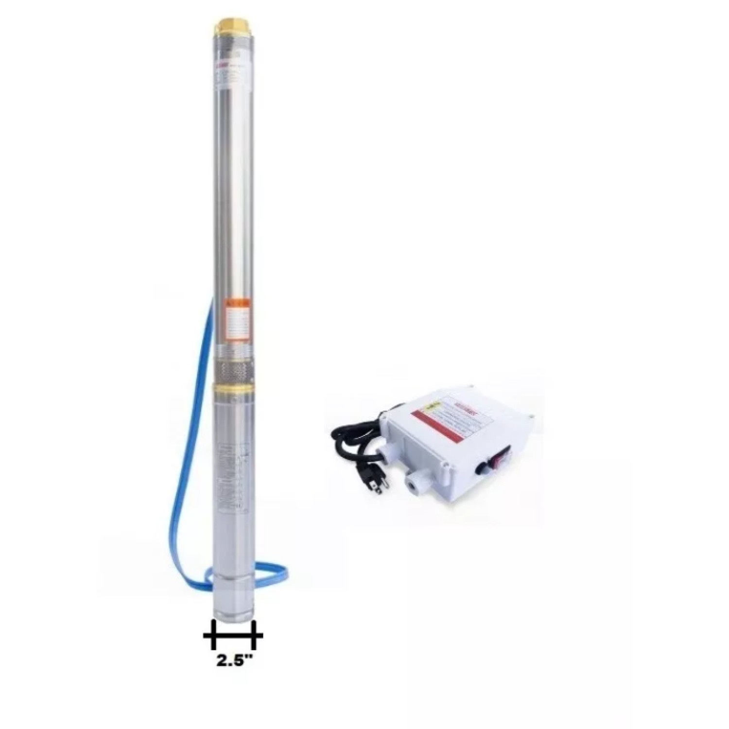 M2.5A1/2LD25 BOMBA SUMERGIBLE 2.5" ANTARIX, MONOFÁSICA DE 1/2 HP CON DESCARGA DE 1".