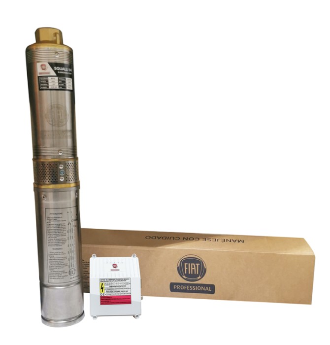 FIAT SQUALLI1/4 bomba sumergible cuerpo 4" descarga 1 1/4" c/motor 1/4HP 110V