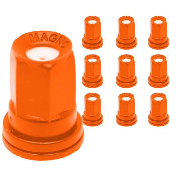 Magnojet M061 Boquilla MAG CH 80º Naranja Cono Lleno Ceramica 10pz paquete