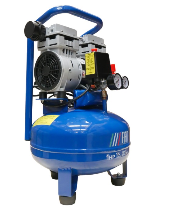 FIAT PIRATI12 Compresor de 12 litros 115 PSI 1 HP libre de aceite