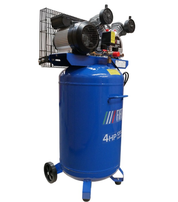 FIAT RAGAZZO Compresor de 120 litros 115 PSI 4 HP 110V
