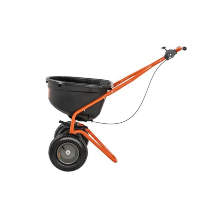 45-0576 AGRI-FAB Fertilizador de transmisión de empuje de 110 lb.