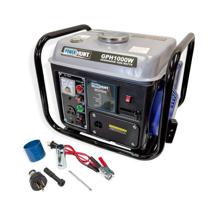 Power Hunt GPH1000W Generador portátil de 64 cc monofásico 1000W 110V.