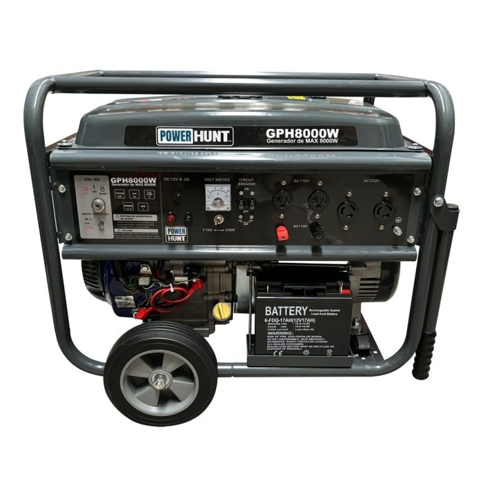 Power Hunt GPH8000W Generador de MAX 8000W.