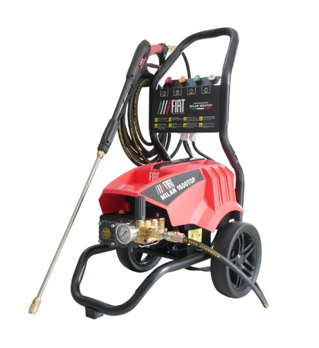 Fiat MILAN1600TOP Hidrolavadora eléctrica 1450PSI con motor 2.5HP 110V