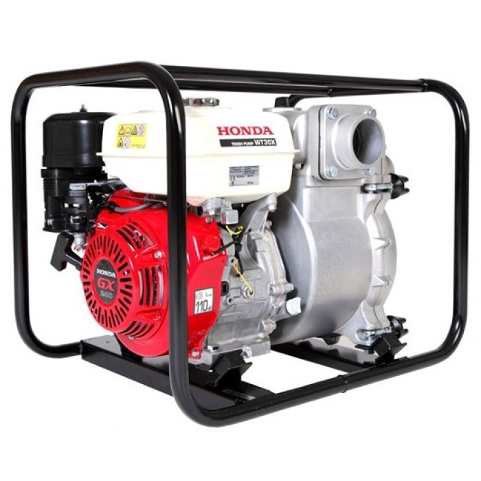 Honda WT30XK4-D Motobomba tragasólidos 3" pulgadas