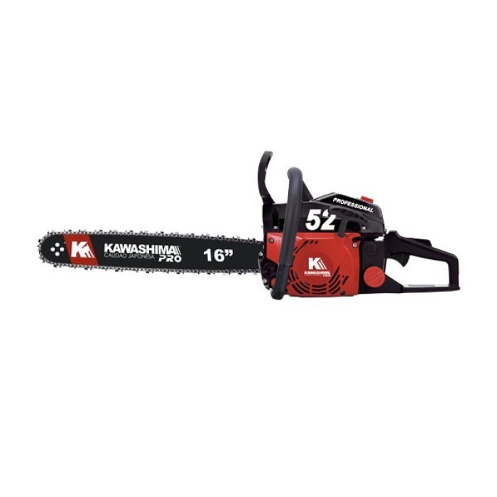 Kawashima MAKO52 Motosierra profesional 52 cc barras 16 pulg