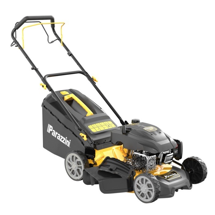Parazzini PP190TT Podadora con tracción 190cc con cuchilla de 21" de corte con bolsa recolectora auto propulsada