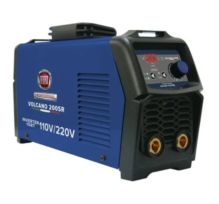 FIAT VOLCANO200SR SOLDADORA INVERSORA MMA/TIG, 200A, 110/220V