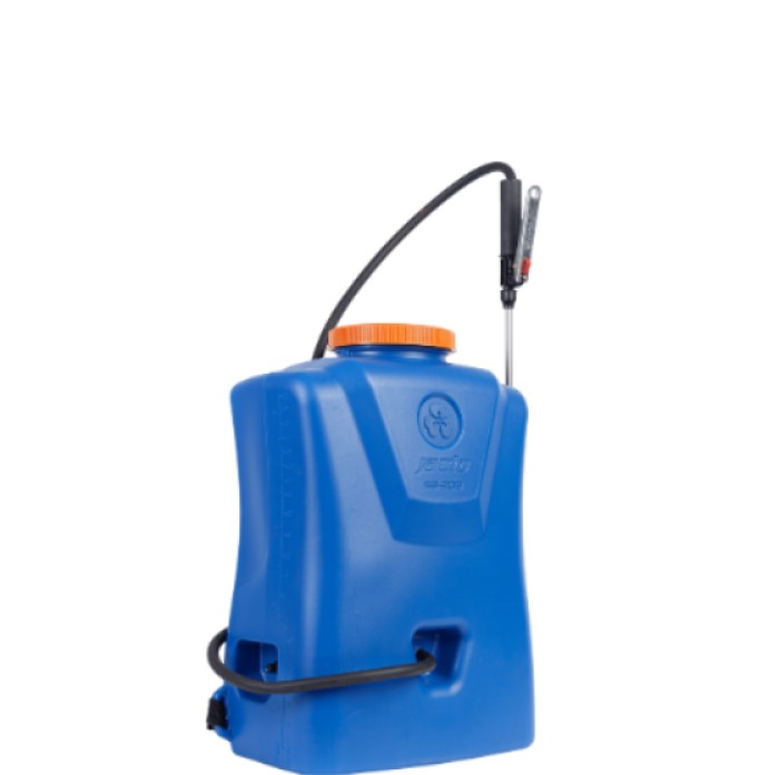 Jacto SB20-B Fumigadora Mochila a bateria, Plomo -Acido cintas acolchadas.